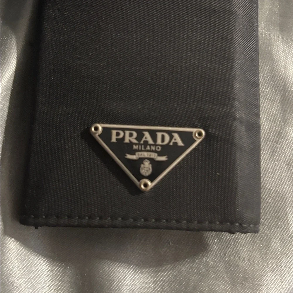 Prada Black Key & Card Holder